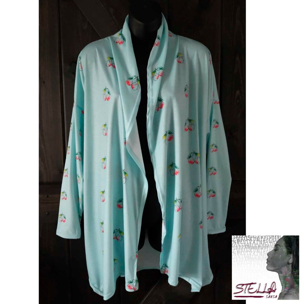 Stella Saksa Wild Cherry Long Sleeve Cardigan